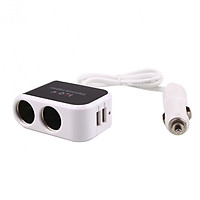 Bộ Sạc Điện Thoại Trên Xe Ô Tô (2 Đầu VGA/ 2 USB)