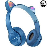 Tai Nghe Bluetooth Tai Mèo, Có Đèn LED Headphone - Tai Nghe Mèo Bluetooth Không Dây Dễ Thương Có Mic Đàm Hội Cao Cấp - Tai Nghe Bluetooth Chụp Tai Không Dây - Hàng Chính Hãng Besti