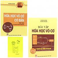 Combo sách Hóa Học Vô Cơ Tập 2 (sách và sách bài tập) tặng kèm sổ tay màu sắc