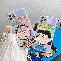 Ốp dành cho iphone phản quang Snoopy studios 6/6s/6plus/6splus/7/8/7plus/8plus/xs/xsmax/11/11promax ıllıllı