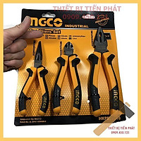 Bộ 3 Cây Kìm, Kềm, Kìm Cắt, Kìm Nhọn, Kìm Điện CR-V Chính Hãng INGCO HKPS28318