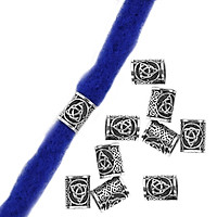 Ancient Viking Dragons Beard Beads for Paracord Lanyard Antique Style 1
