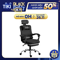 Ghế lưới văn phòng, ghế gaming chân xoay cao cấp ngã 135 độ Mẫu B300 BLACK ( hàng nhập khẩu)
