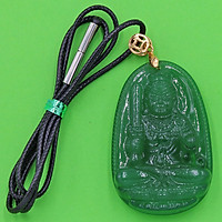 Vòng cổ Bất động minh vương thạch anh xanh 4.3 cm