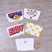 ÁO HAI DÂY SỢI MẢNH BABY THUN NỮ CROPTOP ÔM BODY HOT GIRL HÀN QUỐC SWAG CHẤT 52