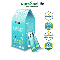 Men vi sinh Alive Probiotics (30 gói) chứa 12 chủng lợi khuẩn và Kẽm giúp giảm rối loạn tiêu hóa, tăng cường hệ miễn dịch cho trẻ em và người lớn