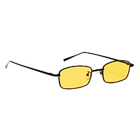 Unisex Fashion Colorful Metal rectangle Sunglasses Eyewear