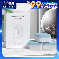 (Hộp 8 Viên) Tẩy Lồng Máy Giặt Dạng Sủi Nhật Bản, Vệ Sinh Máy Giặt Và Khử Mùi Hiệu Quả Với Công Nghệ Sủi Bọt Cô Đặc Thế Hệ 2 - Tặng Kèm Móc Khóa SPEVI - Hàng chính hãng