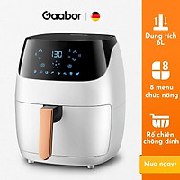 Nồi chiên không dầu GAABOR GA-E6A dung tích 6L - Thép không gỉ - Giá rẻ - Hàng chính hãng