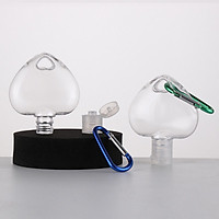 Set 02 Chai xịt phun sương có móc khóa để treo *Starplus bằng nhựa trong suốt + Tặng kèm 02 Tấm bông cồn sát khuẩn tiệt trùng trị giá 8.000 đ ( màu ngẫu nhiên).