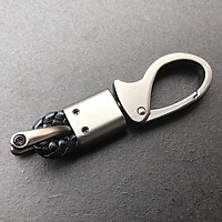 Metal Key Chain Car Key Holders PU Rope Horseshoe Buckle Hook Automotive Supplies