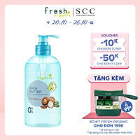 Gel tắm Fresh Organic Chăm sóc da nhạy cảm chiết xuất Bơ hạt mỡ 500g