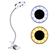 Clip-on Desk Lamp USB Table Lamp Eye Protection LED Light Bendable Flexible Reading Lamp for Nail Art Tattoo Reading