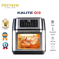 NỒI CHIÊN KHÔNG DẦU KALITE Q10 HÀNG CHÍNH HÃNG - QUÀ TẶNG KÈM BÌNH XỊT DẦU + KẸP GẮP