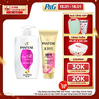 Bộ Đôi Dầu Gội PANTENE Ngăn Rụng Tóc 900ml + Kem Xả Biotin 300ml