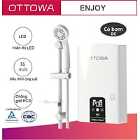 Máy tắm nước nóng OTTOWA TE45P01 - Hàng chính hãng - Có bơm