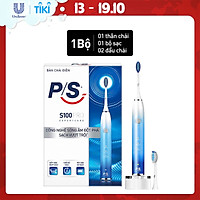 Bàn Chải Điện P/S S100 PRO - Công Nghệ Sóng Âm, Chải Sạch Mảng Bám Tới 10X - Xanh Ombre
