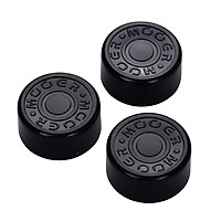 Mooer 3pcs Footswitch Topper Protector ABS Bumpers for Guitar Effect Pedal Black
