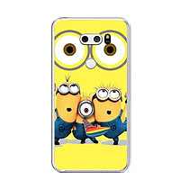 Ốp lưng dẻo cho điện thoại LG V30 - 0015 MINION03 - Hàng Chính Hãng
