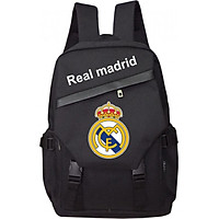 Balo thời trang TROY TR001-REAL phối nắp in logo câu lạc bộ Real Madrid