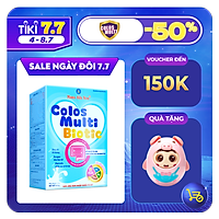 Sữa non Colosmulti Biotic hộp 26 gói x 16g chuyên biệt cho trẻ táo bón, tiêu hóa kém