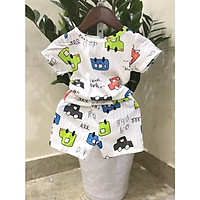 Set 5 bộ sơ sinh cotton giấy cao cấp