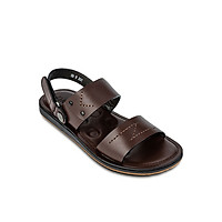 Giày Sandals Nam Da Bò DATINNOS (Đen Nâu) - AHSD207
