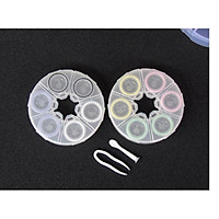 khay đựng lens - kính áp tròng tròn kute