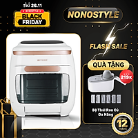 Lò Nướng Chân Không BIYI AF602A (11L) - Hàng Chính Hãng - Màu Trắng
