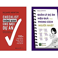 Combo 2 Cuốn Sách:  Checklists Thông Tin Cho Mọi Dự Án + Quản Lý Dự Án Hiệu Quả Theo Phon
