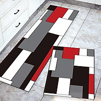 Geometric Pattern Floor Mat Ground Cover For Household Kitchen Bath Room