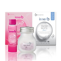 Combo hộp 6 chai nước uống Collagen Vitamin C sáng da InnerB Glowshot & thực phẩm bảo vệ sức khỏe InnerB Snow White