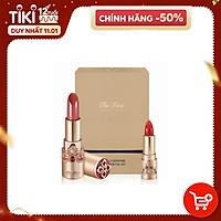 Bộ 2 son lì dưỡng ẩm ngăn lão hóa OHUI The First Geniture Lipstick Special Set 2pcs