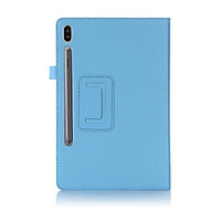 Bao Da Nắp Gập Màu Trơn Cho Samsung Galaxy Tab S7 Plus S7