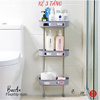 Kệ Nhà Tắm ,Kệ Nhựa 3 Tầng Đựng Đồ Đa Năng Nhà Vệ Sinh, Nhà Tắm Kèm 10 Khăn Lau Chén BaoAn-Hàng Chính Hãng- Màu Ngẫu Nhiên