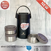Bình đựng thức ăn giữ nhiệt Elmich EL-3129 1500ml kèm túi xách
