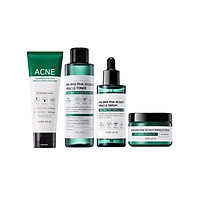 Bộ 4 Sản Phẩm Ngăn Ngừa Mụn Giảm Thâm Some By Mi AHA-BHA-PHA 30 Days Miracle gồm Sữa rửa mặt 100ml + Toner 150ml + Serum 50ml + Cream 60g (tặng kèm 1 mặt nạ Dr.Morita)