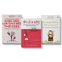 Sách Combo 3 cuốn: Những câu chuyện khoa học + Câu chuyện triết học + Tìm lối đi riêng - Cẩm nang Trung học