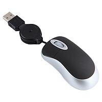 Mini Có Thể Thu Vào Cáp USB Có Dây Quang-Tuyệt Vời cho Trẻ Em & Du Lịch Dành cho Apple Mac HP Dell Laptop Lenovo Thinkpad sony Asus Acer