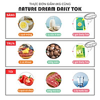 Bột hòa tan hỗ trợ giảm cân vị táo NATURE DAILY TOK