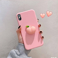 Ốp lưng Đào 3D dành cho Realme C12,Realme C15,Realme C20,Realme 7,Realme 7 Pro,Realme C17,Realme 7i,Realme 8,Realme 8 Pro