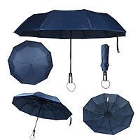 Ô Gập 3 Tự Động 2 Chiều Chống Tia UV Cao Cấp ( Túi dựng có quai xách )