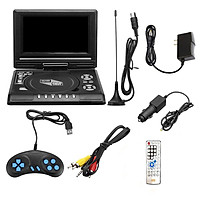 7.8 Inch 16:9 Widescreen 270° Rotatable LCD Screen Home Car TV DVD Player Portable VCD Compact Disc MP3 Viewer with Game