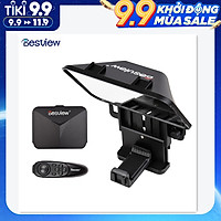 Bestview T3 Upgraded Smartphone/Tablet/DSLR Camera Teleprompter Prompter with Remote Control Lens Adapter Ring Supports