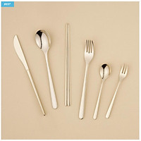 1 Đôi Đũa Edelkochen Inox màu Vàng Bóng