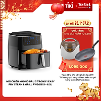 Nồi chiên nướng và hấp 3 trong 1 Tefal Easy Fry & Steam FW201815 - Dung tích 6.5L - Hàng chính hãng