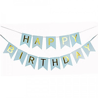 Dây treo sinh nhật Happy Birthday 14 x 20cm