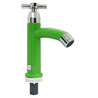 Vòi lavabo lạnh cao nhựa ABS Eurolife EL-LA02 (Xanh)