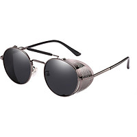 Woman Steampunk Sunglasses Retro Colorful Film Reflective Frog Street Fashion Sunglasses