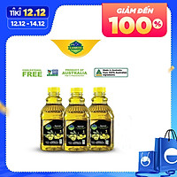 Combo Dầu ăn Oliu hạt cải Kankoo nhập khẩu từ Úc (1 lít x 3 chai)